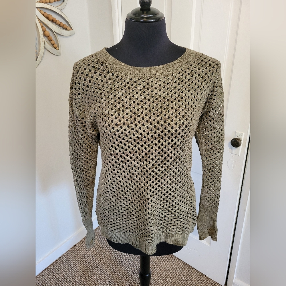 Women's Olive Knit Sweater